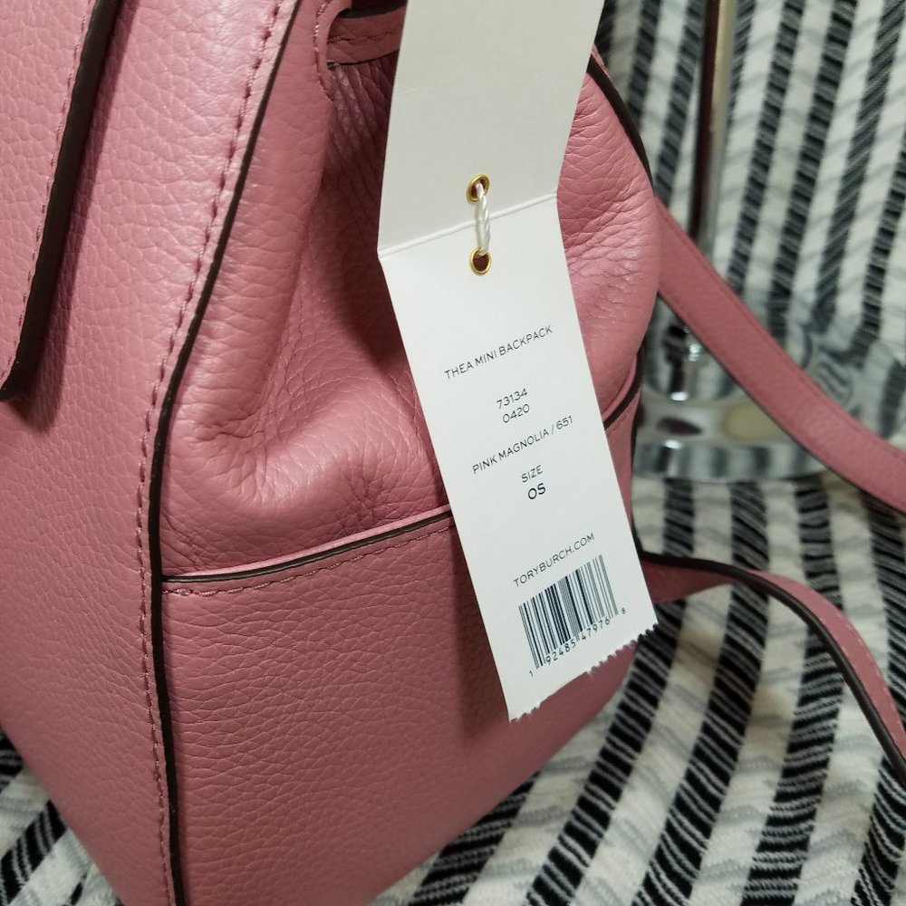 Tory Burch Pink Magnolia Thea Mini Backpack pink - Picture 8 of 11